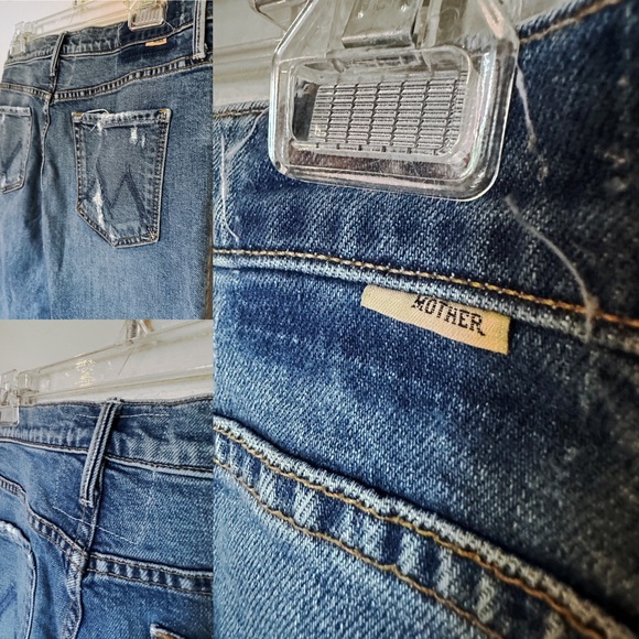 Mother Superior Trickster Ankle Straight Leg Jeans On Holy Ground Wash size 29 - Picture 12 of 13